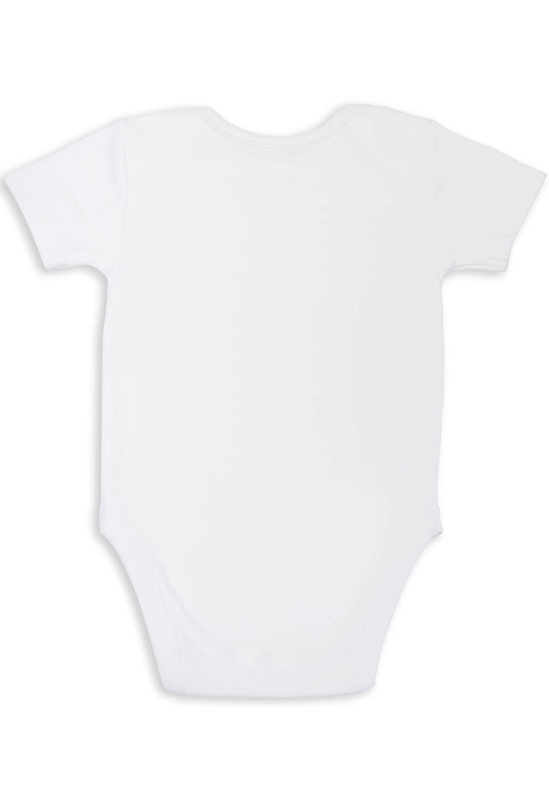 100% Organic Cotton Short Sleeve Baby Bodysuit - Classic White - 10 Pack