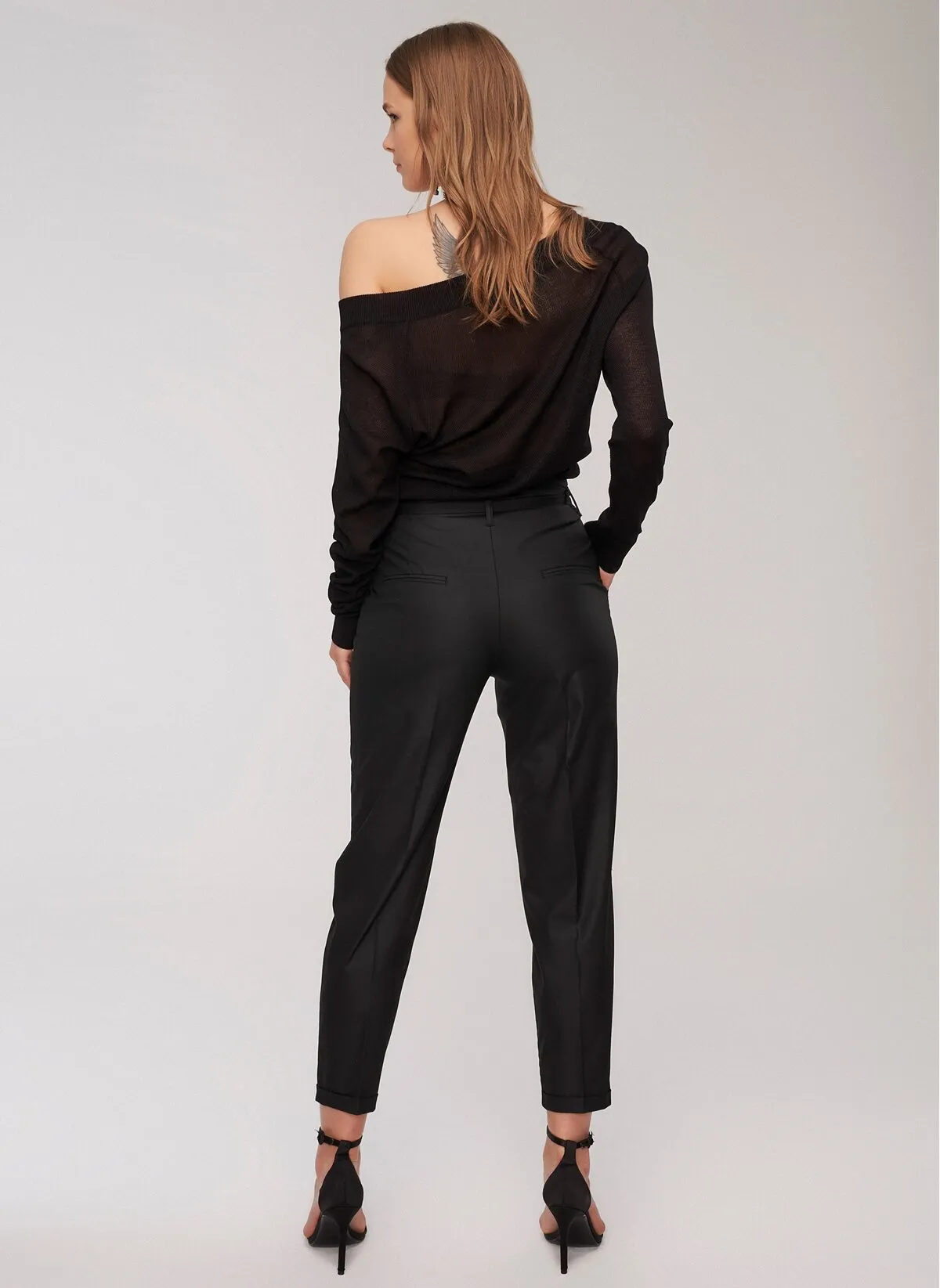 13770 Black High Waist Pants