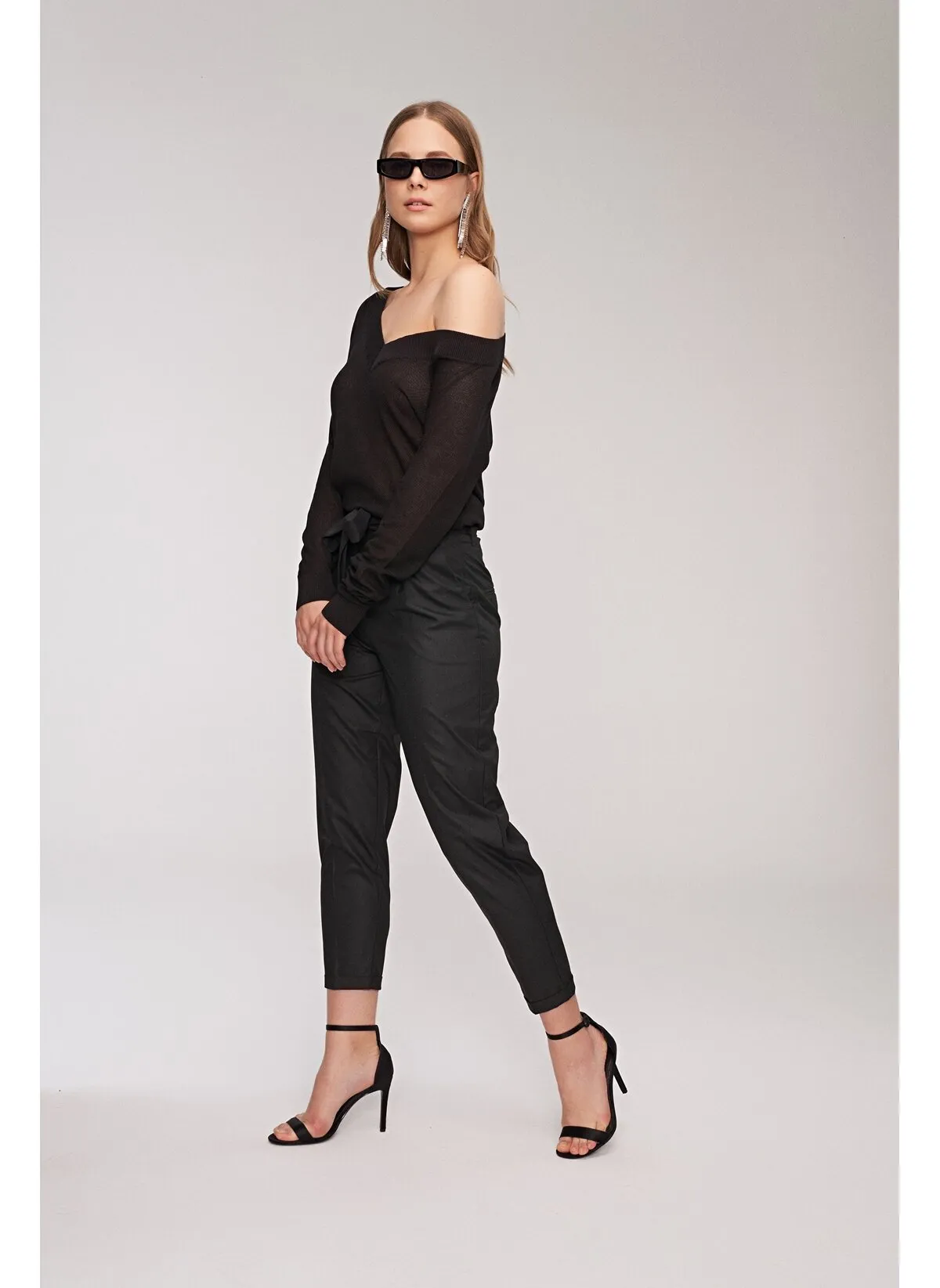 13770 Black High Waist Pants