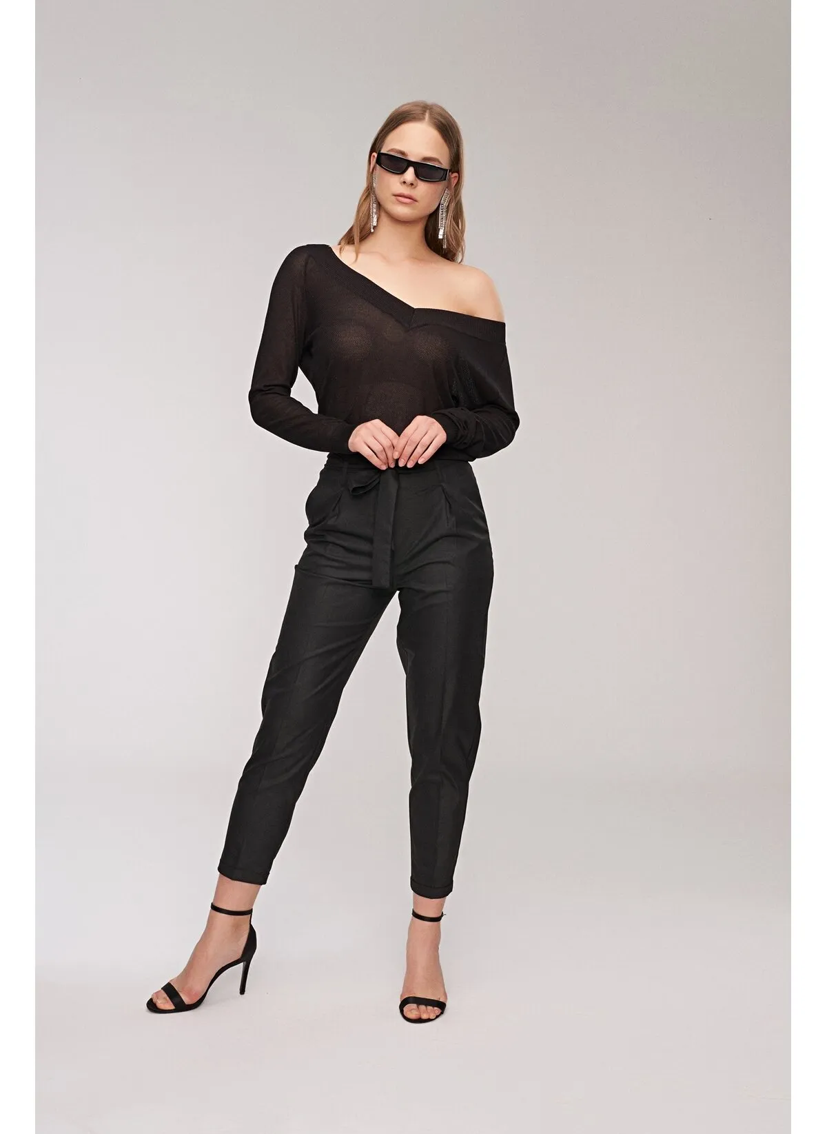 13770 Black High Waist Pants