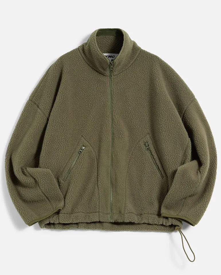 Aaron Zip Fleece OLIVE