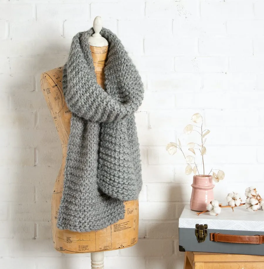 Absolute Beginners Scarf Knitting Kit