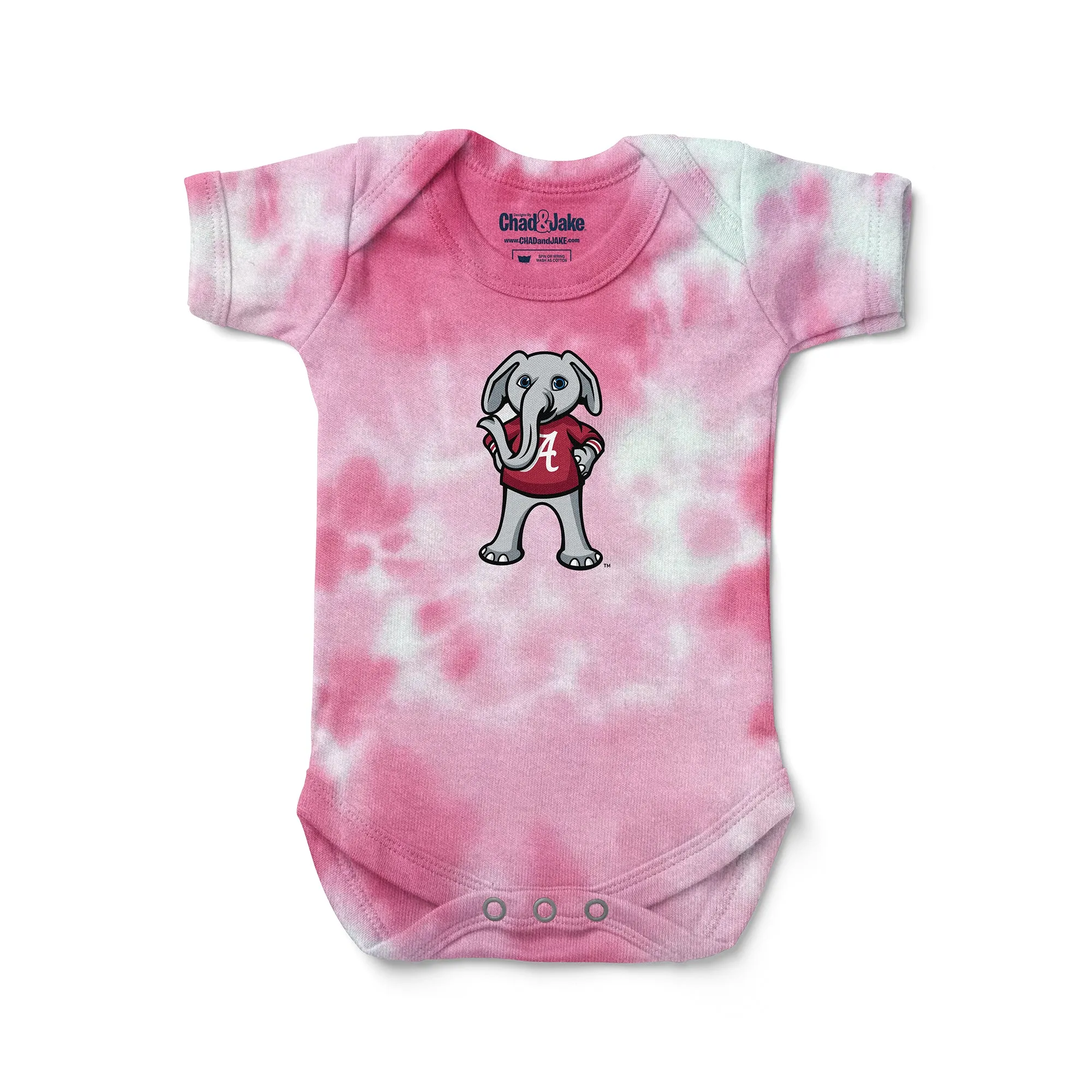 Alabama Crimson Tide Big Al Tie Dye Bodysuit