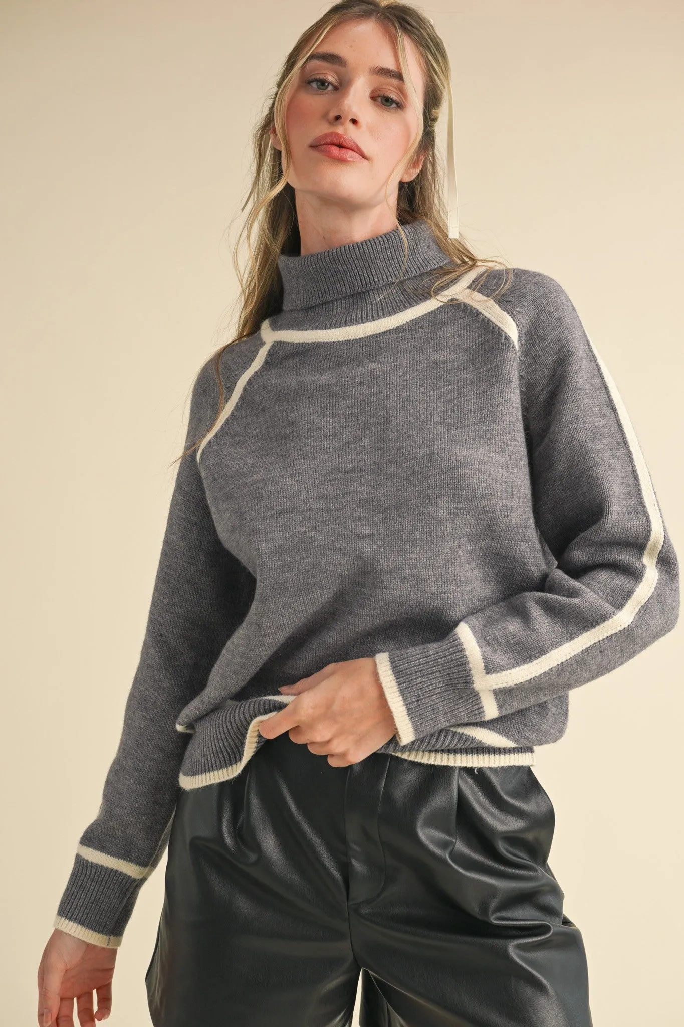 Alena Contrast Sweater