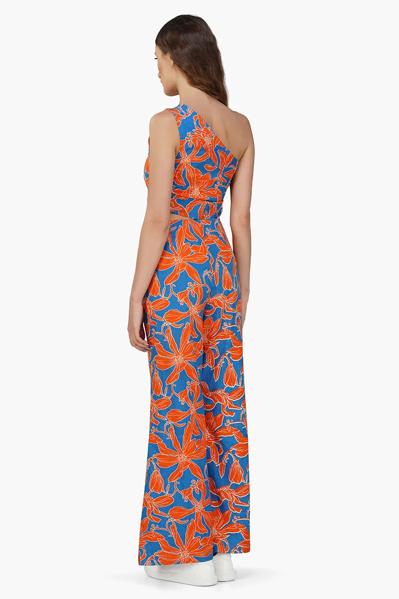 Apricot Beauty Printed Jumpsuit