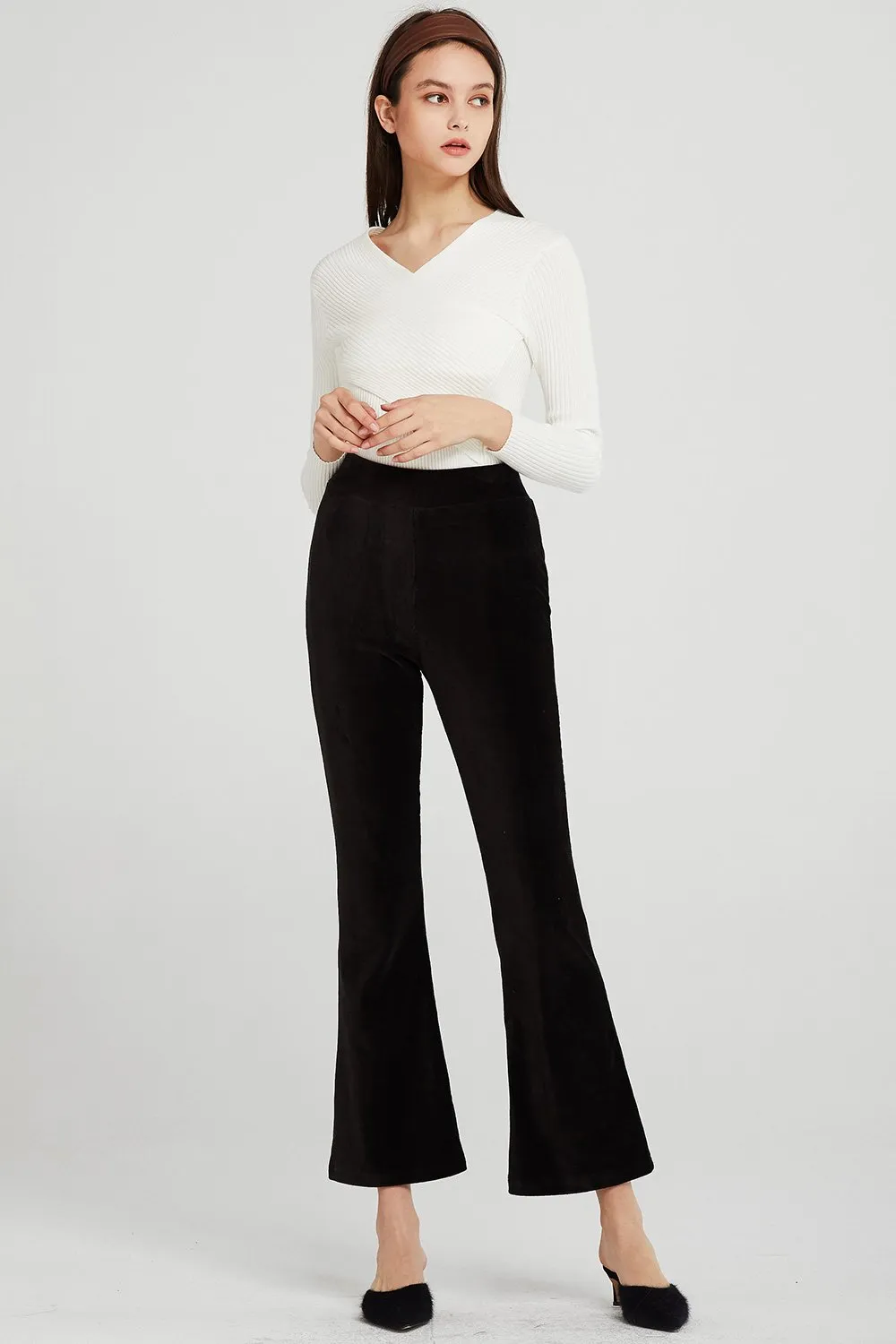 Aspen Ribbed Bootcut Pants