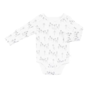 Baby Mori Long Sleeve Forest Print Bodysuit