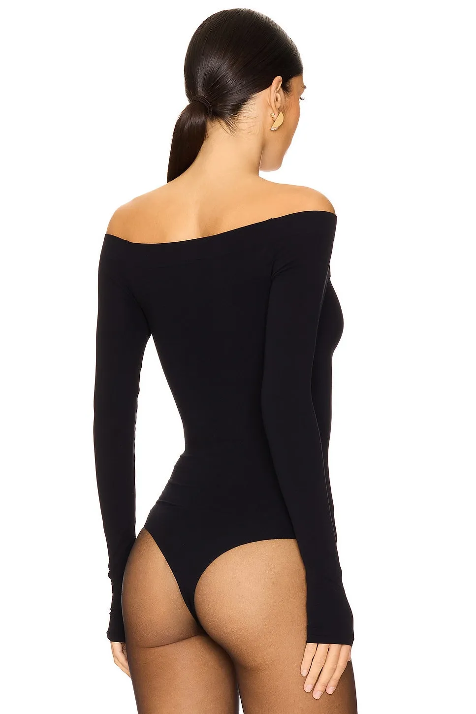 Ballet Off-Shoulder Bodysuit