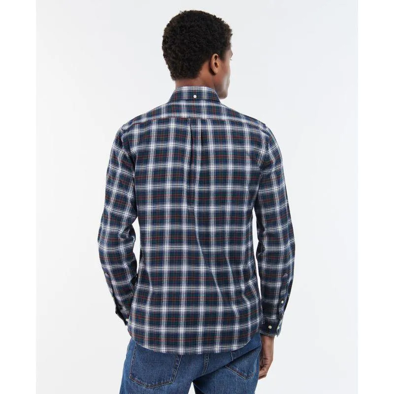 Barbour Portland Mens Tailored Shirt - Navy