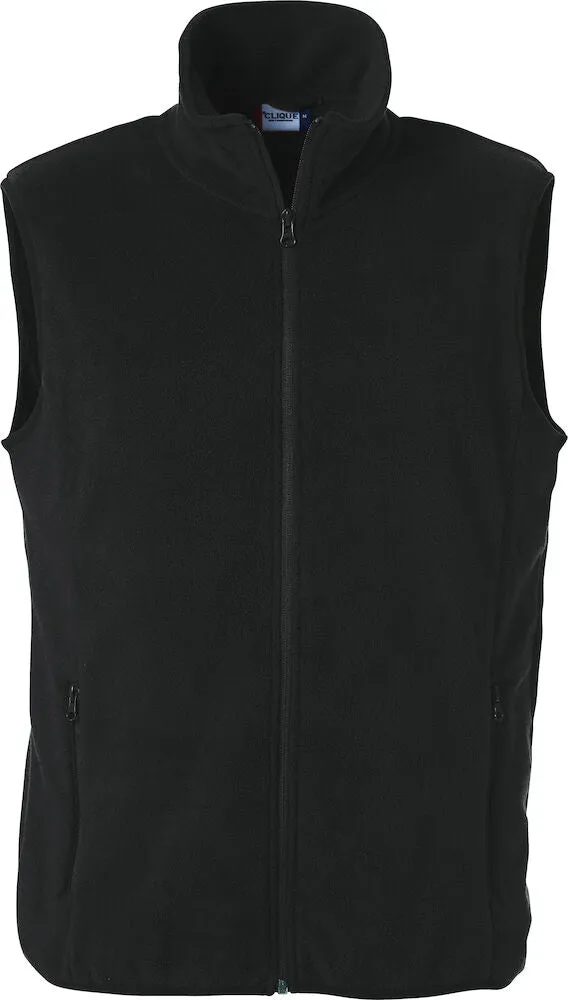 Basic Polar Fleece Vest Black 023902