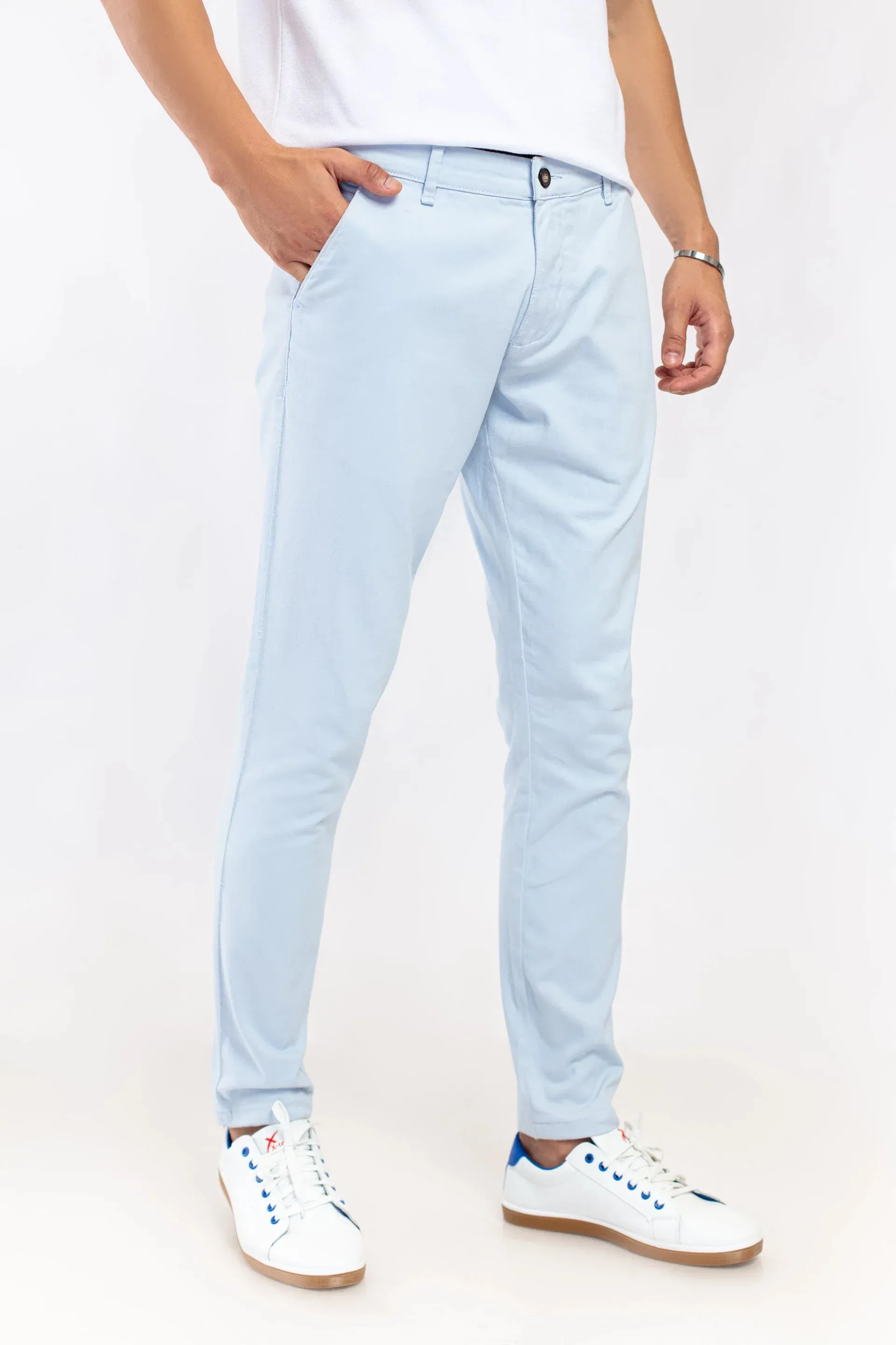 Basic Sky Blue Chinos