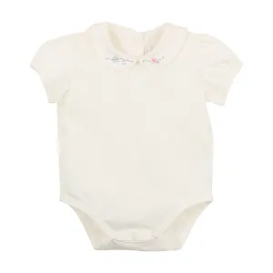 Bebe Lily Collared Bodysuit (Size NB-2)