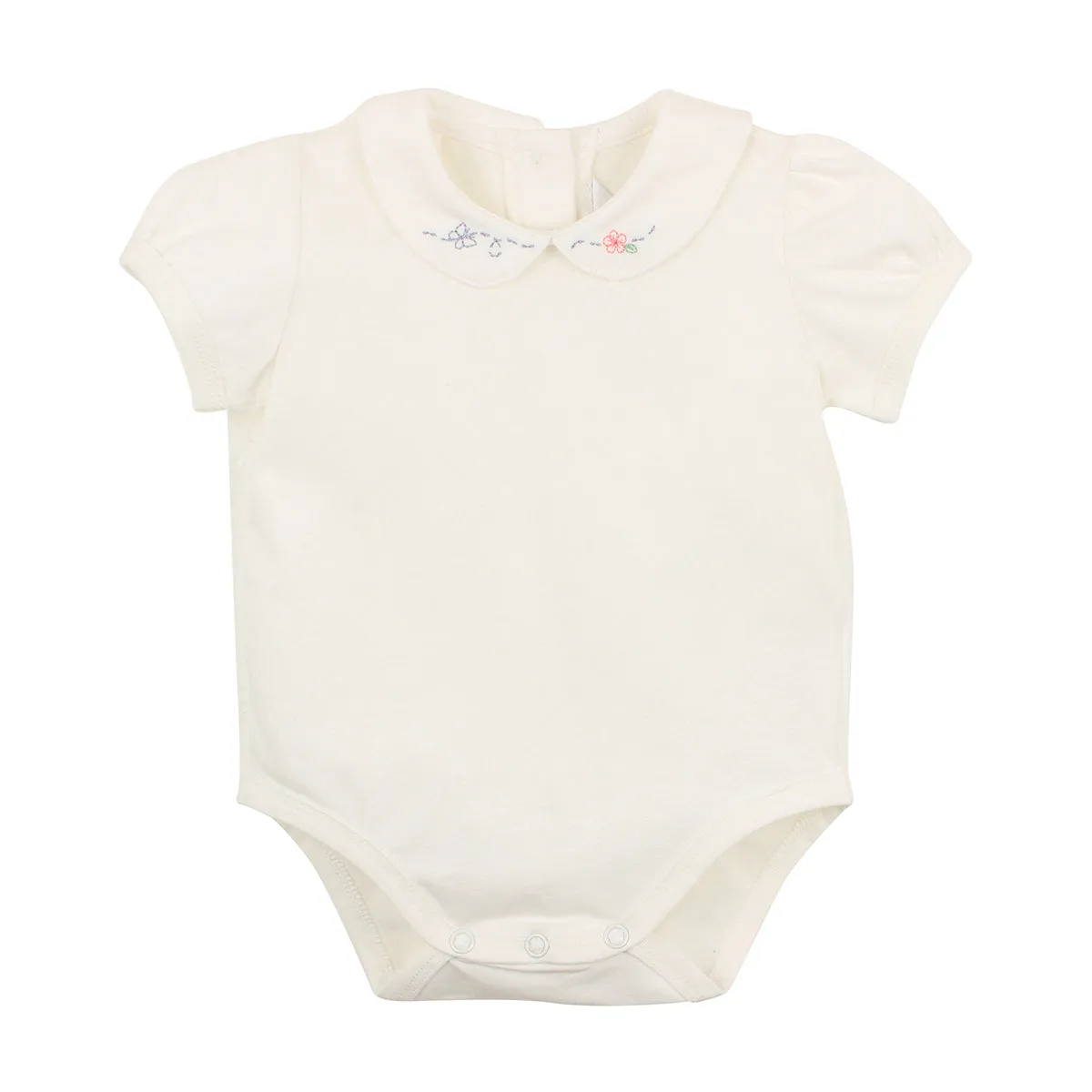 Bebe Lily Collared Bodysuit (Size NB-2)