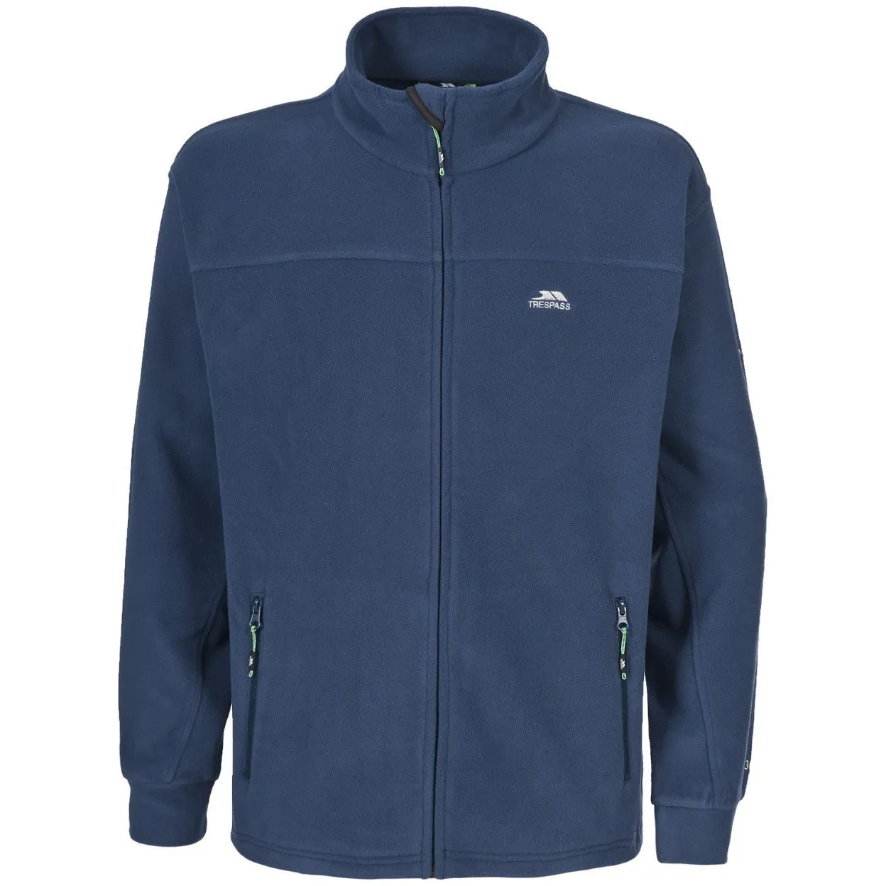 Bernal Mens Full Zip Fleece Jacket - Navy Tone