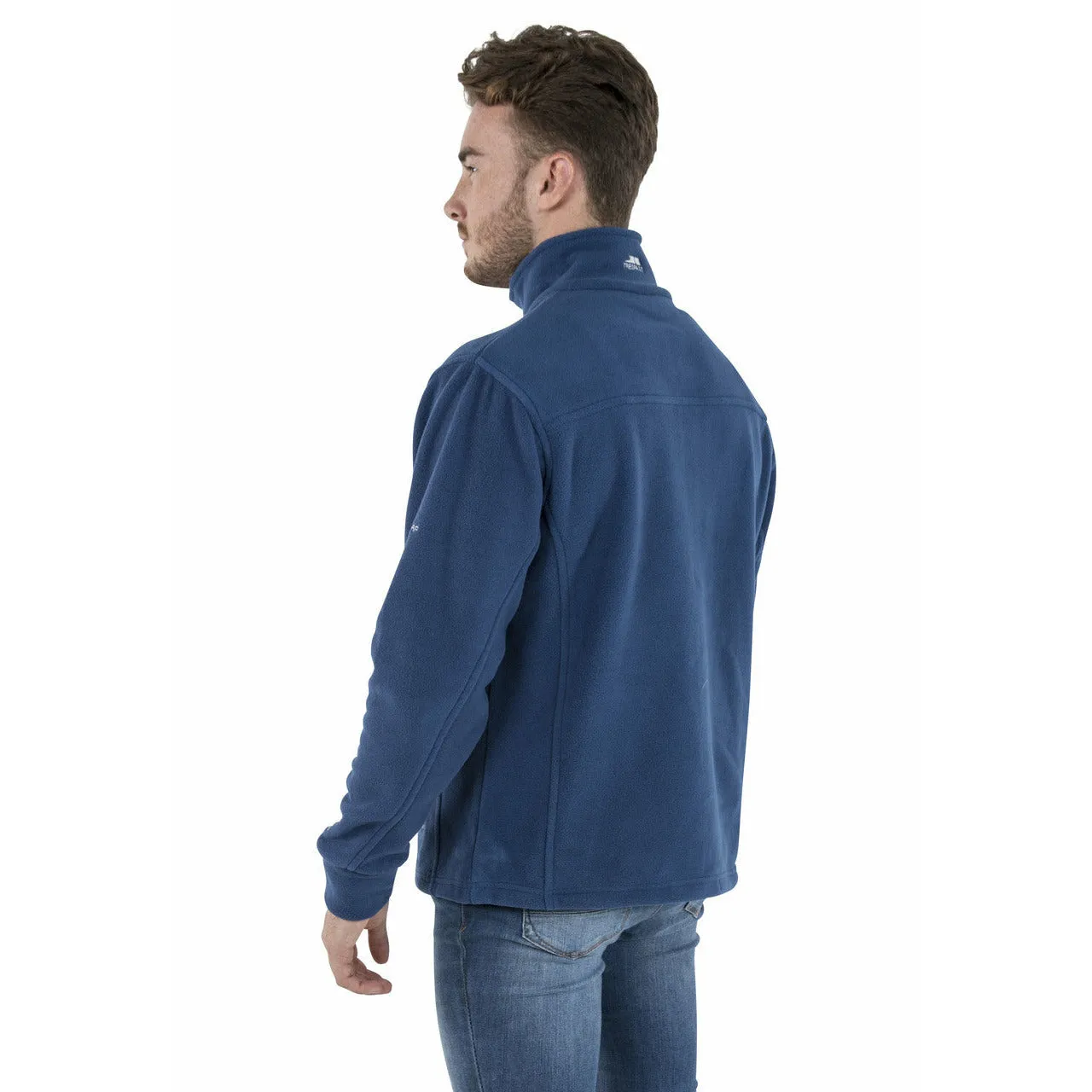 Bernal Mens Full Zip Fleece Jacket - Navy Tone