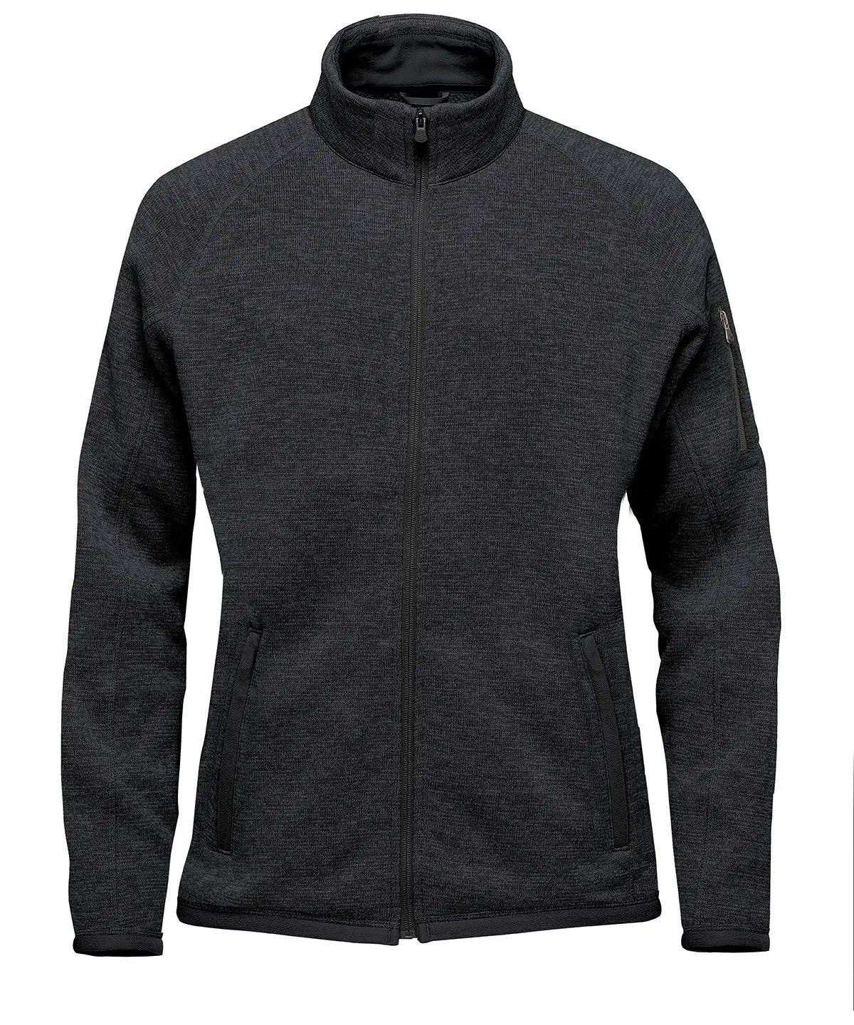 Black Heather - Women’s Avalante full-zip fleece jacket