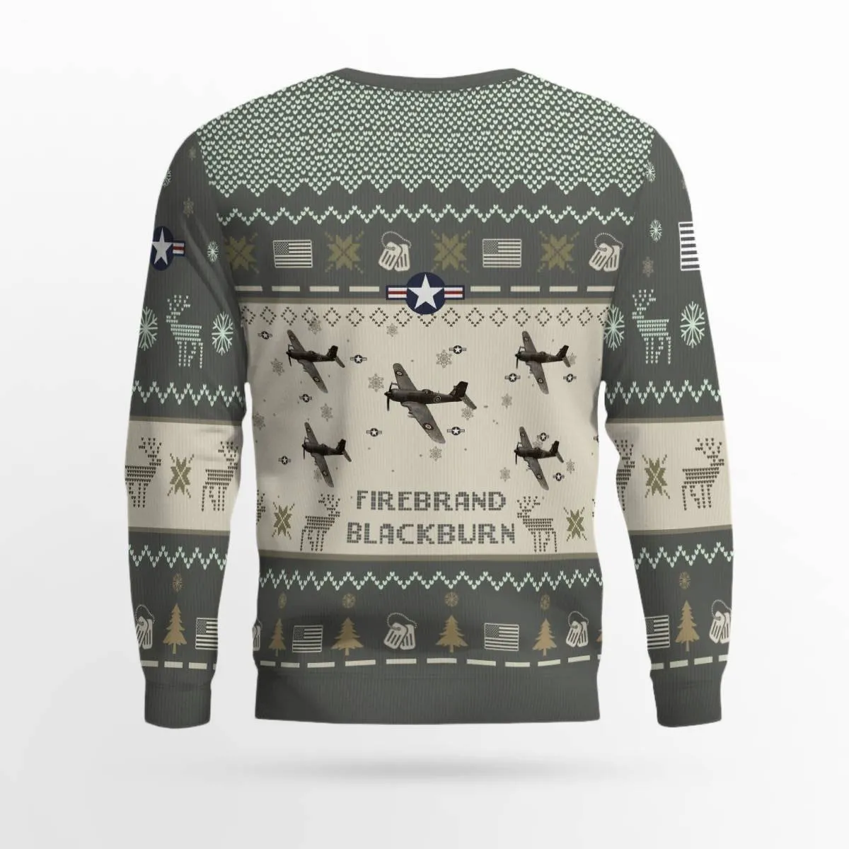 Blackburn Firebrand Aircraft Ugly Sweater, Ugly Sweater Christmas Shirt for Men Dad Veteran