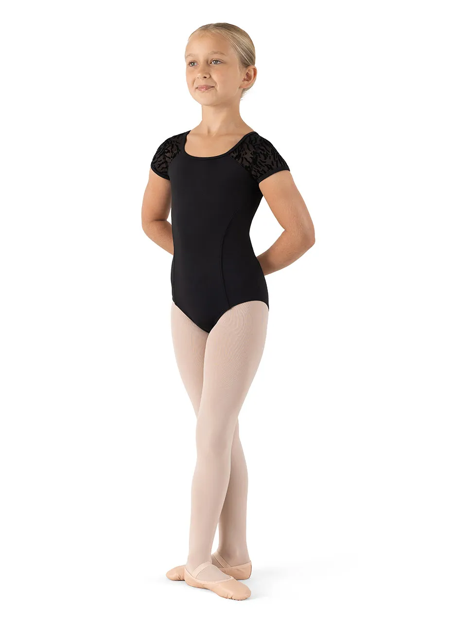 Bloch CL1075 Sahara Scoop-Neck Cap-Sleeve Leo