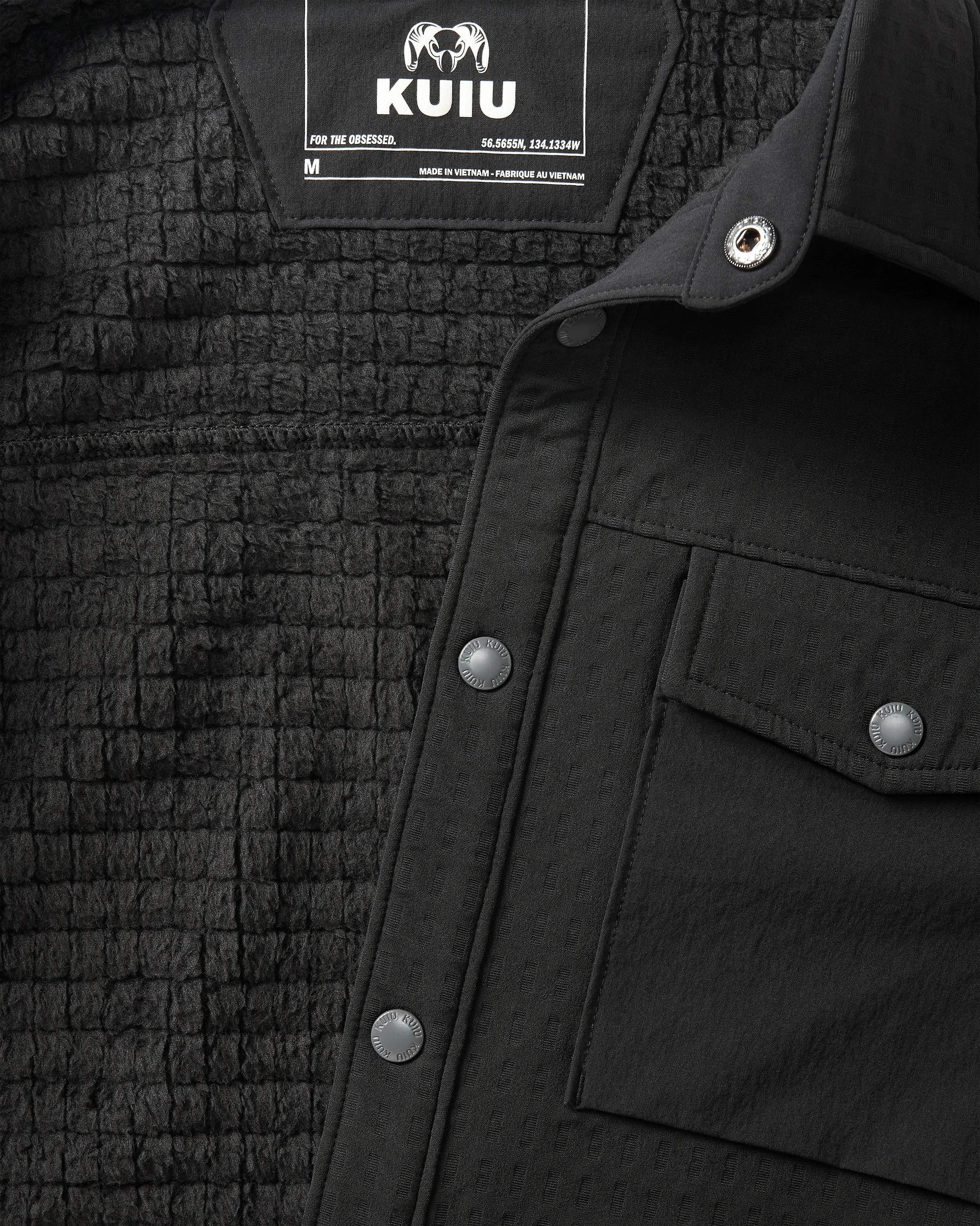 Blockfield Fleece Shirt Jacket | Black