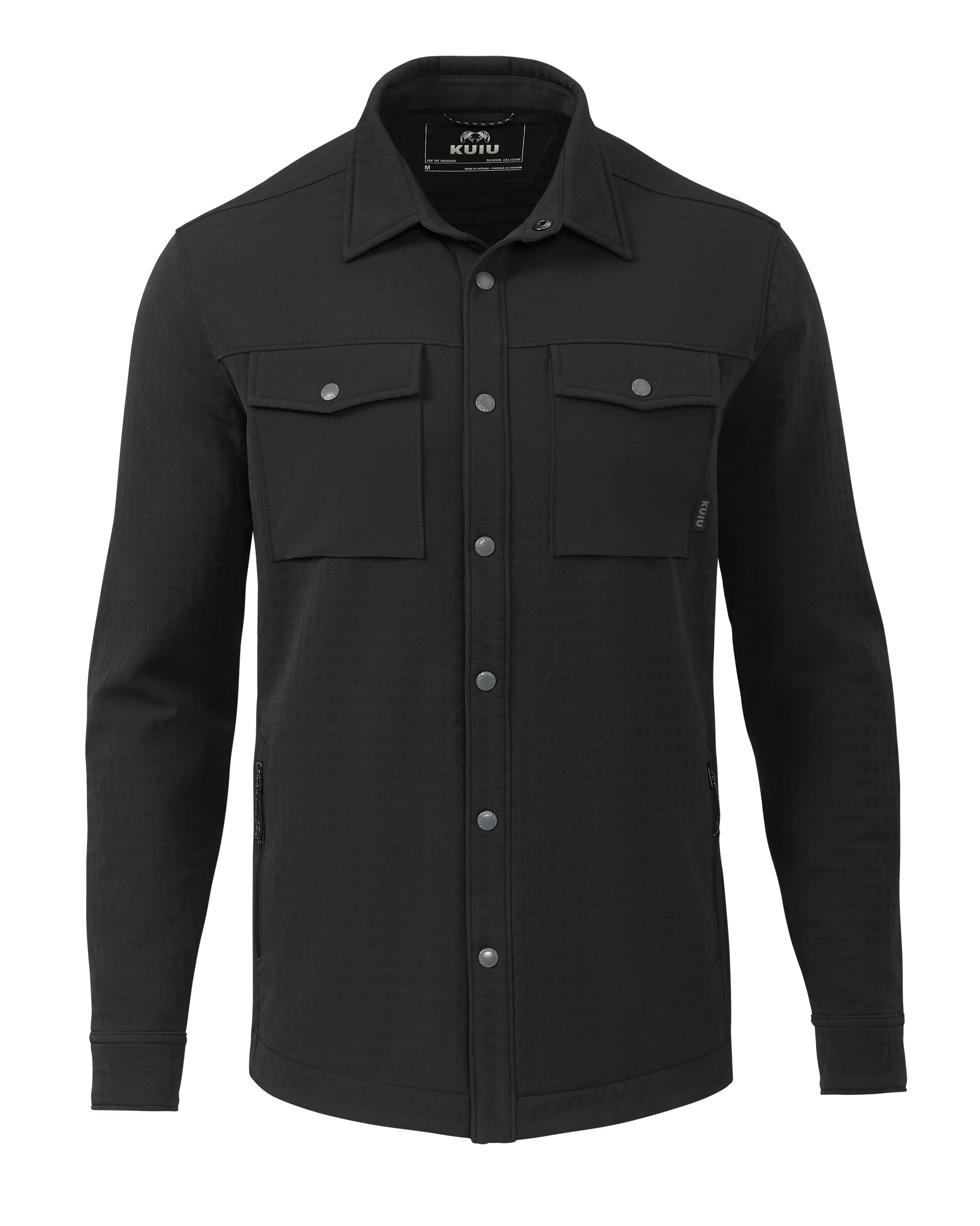 Blockfield Fleece Shirt Jacket | Black