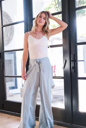 Blue Elka Wide Leg Pant