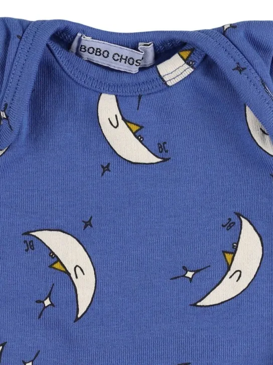 Bobo Choses   Moon print organic cotton bodysuit 