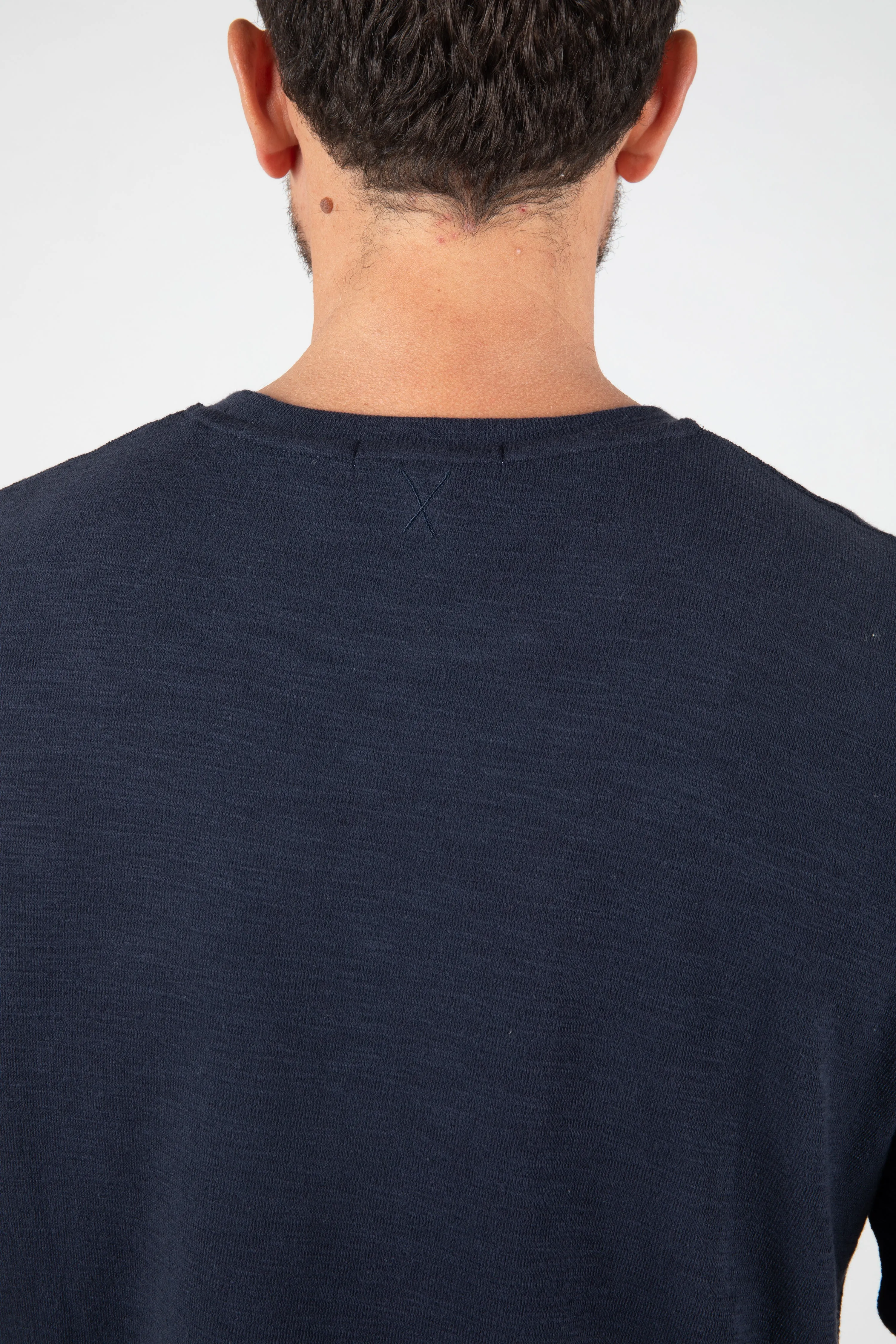 BODHI CREW SWEATER - NAVY