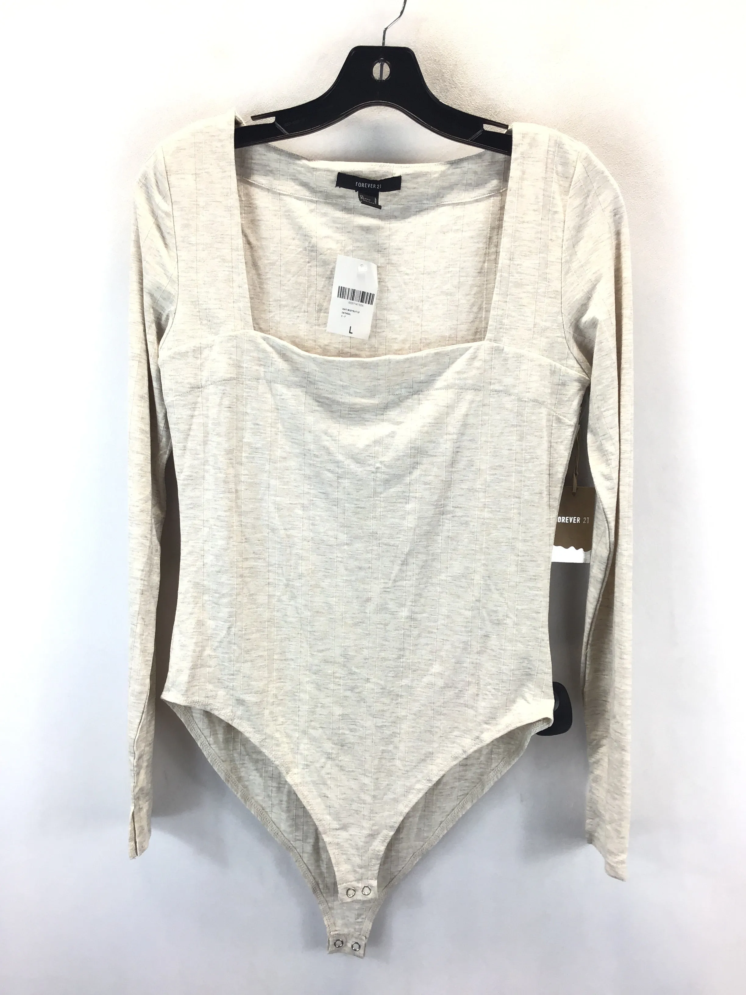 Bodysuit By Forever 21 In Tan, Size: L