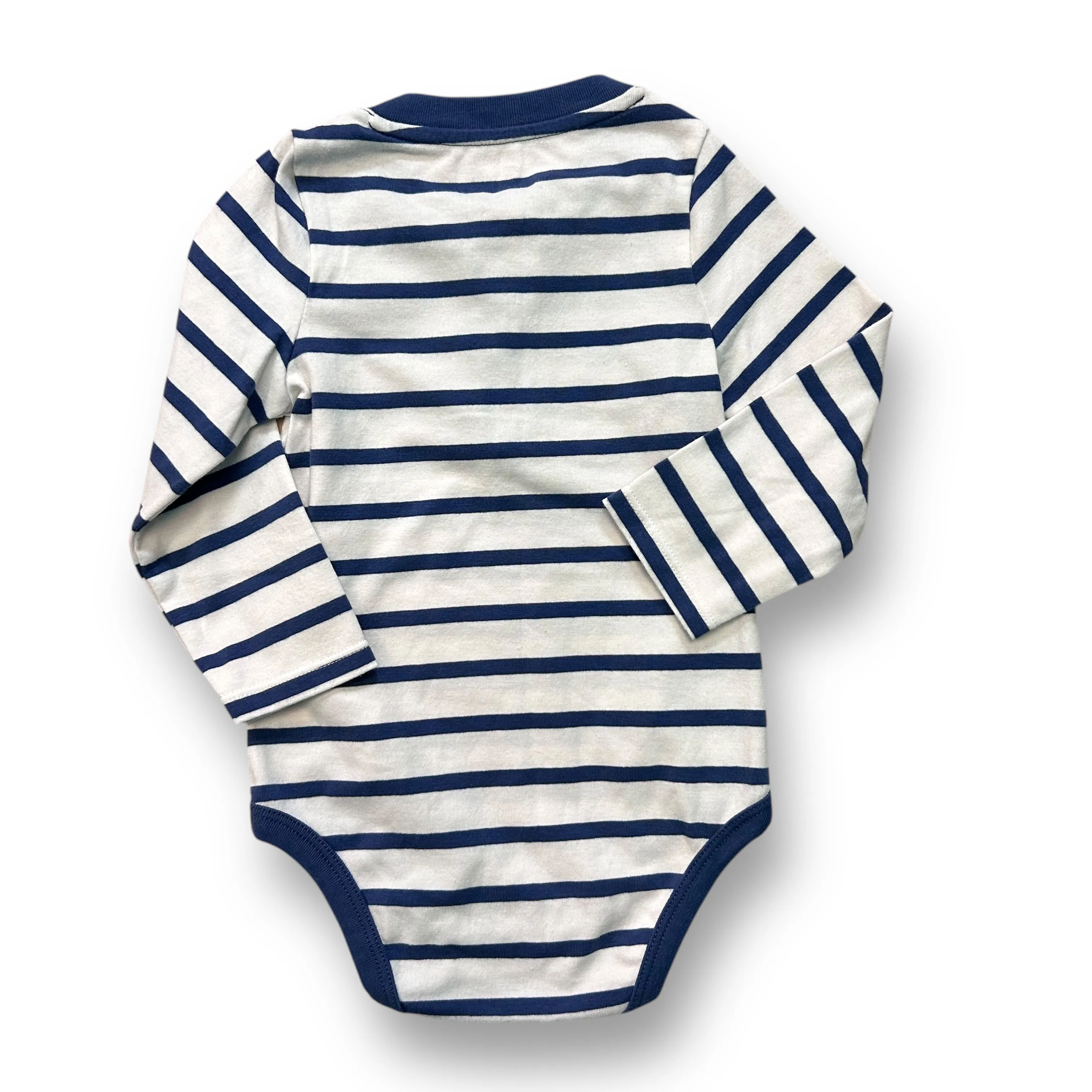 Boys Cat & Jack Size 18 Months Striped Henley Bodysuit