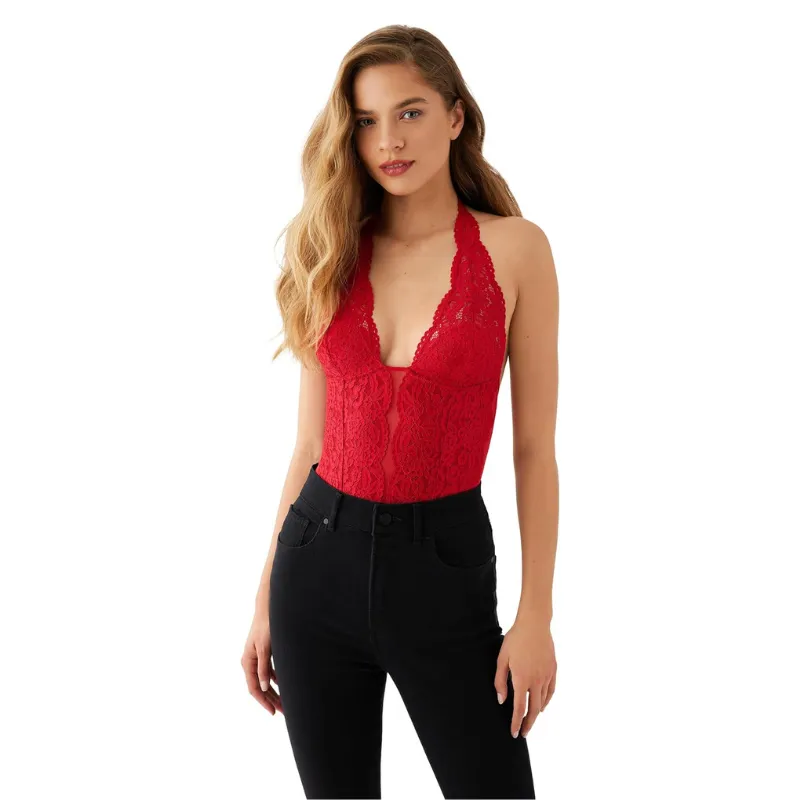 B.Tempt'd Ciao Bella Bodysuit Savvy Red