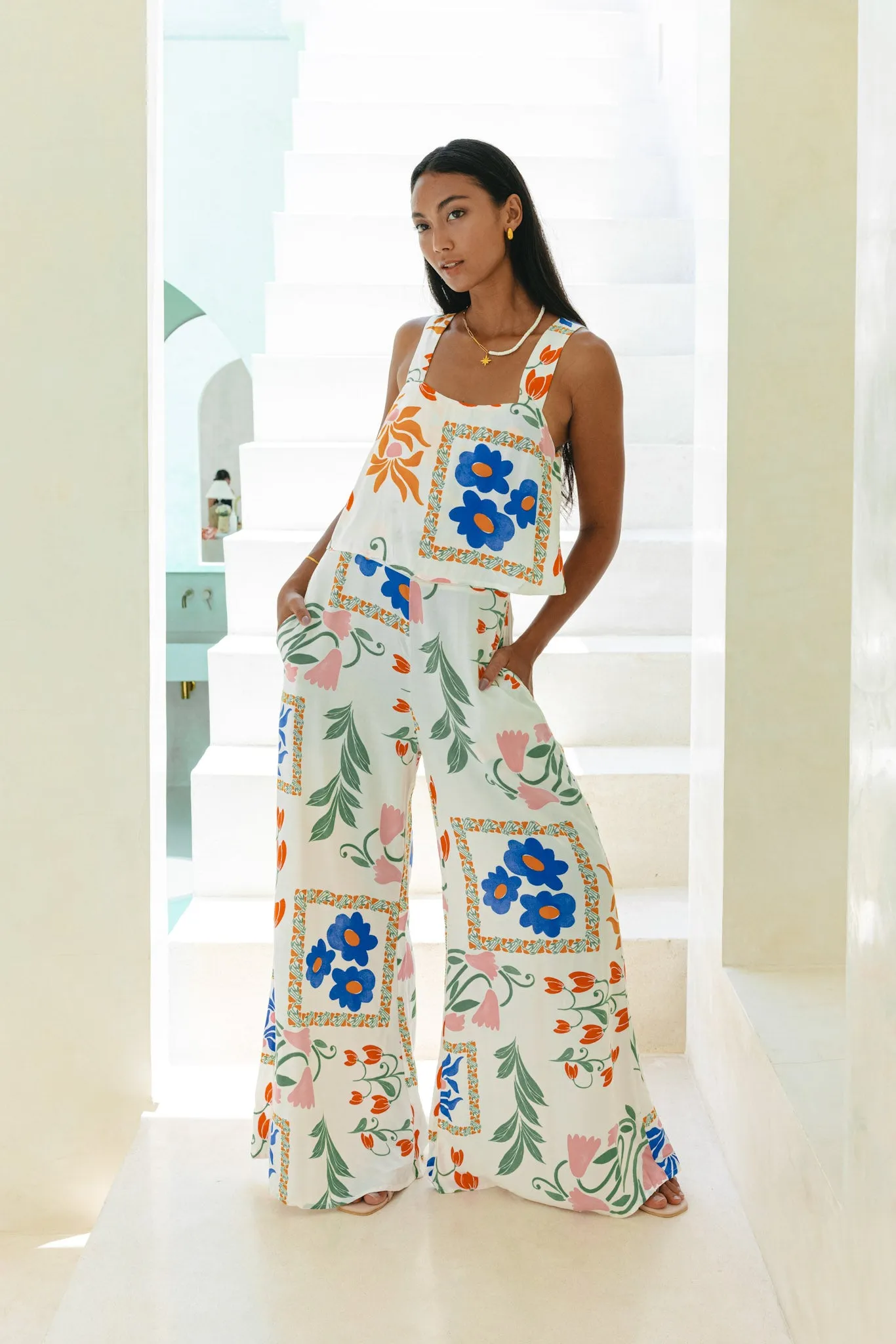 Calantha Multicolour Floral Jumpsuit