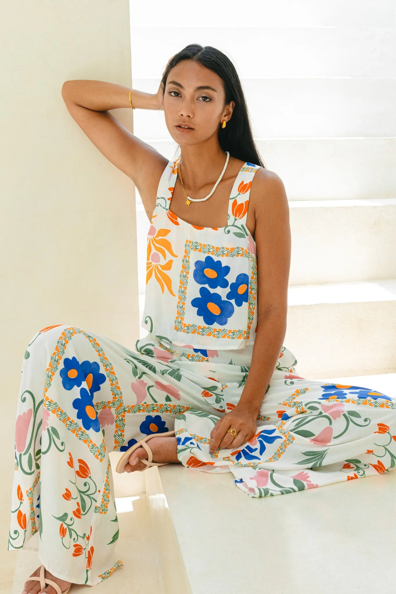 Calantha Multicolour Floral Jumpsuit