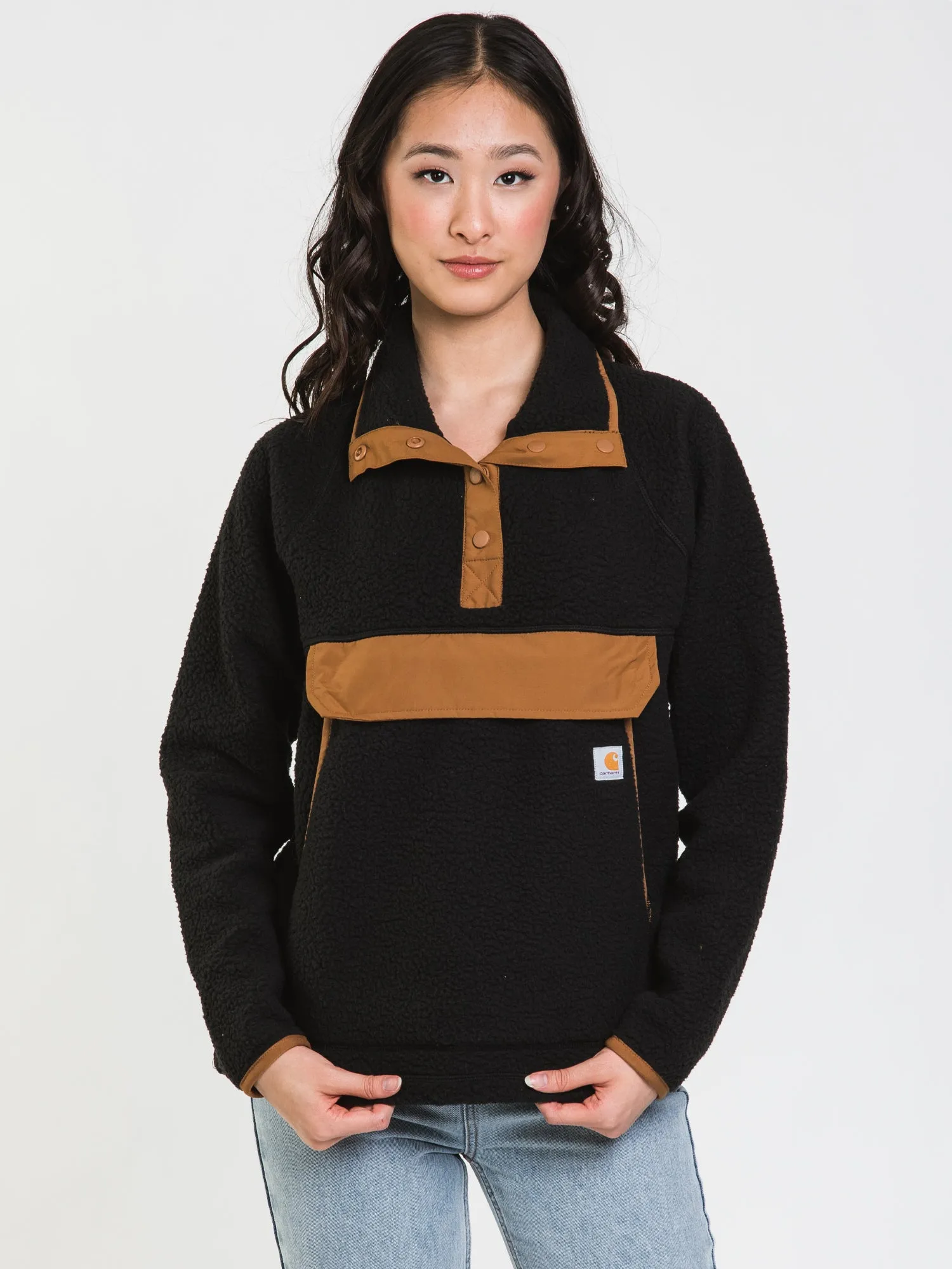 CARHARTT FLEECE SNAP JACKET  - CLEARANCE