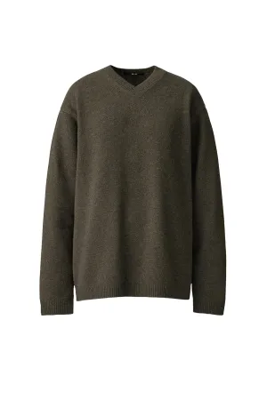 Cashmere Relaxed V Neck Jumper