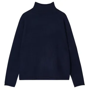 Cashmere Winter Sweat in Navy