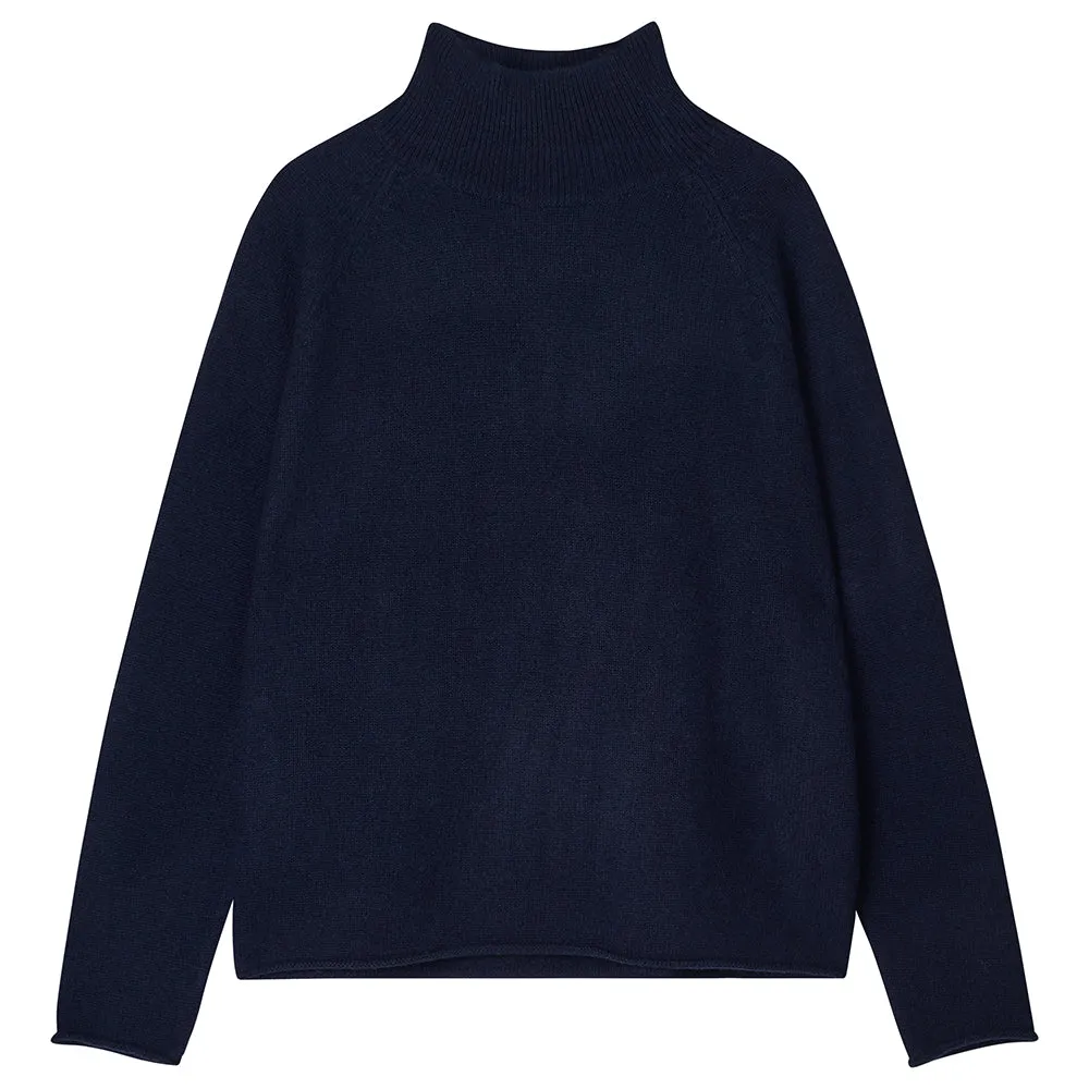 Cashmere Winter Sweat in Navy