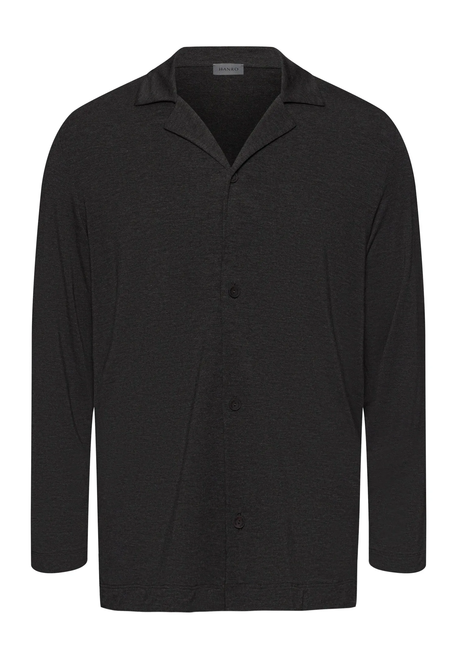 Casuals Notch Collar Button Front Shirt | Caviar 75991-996