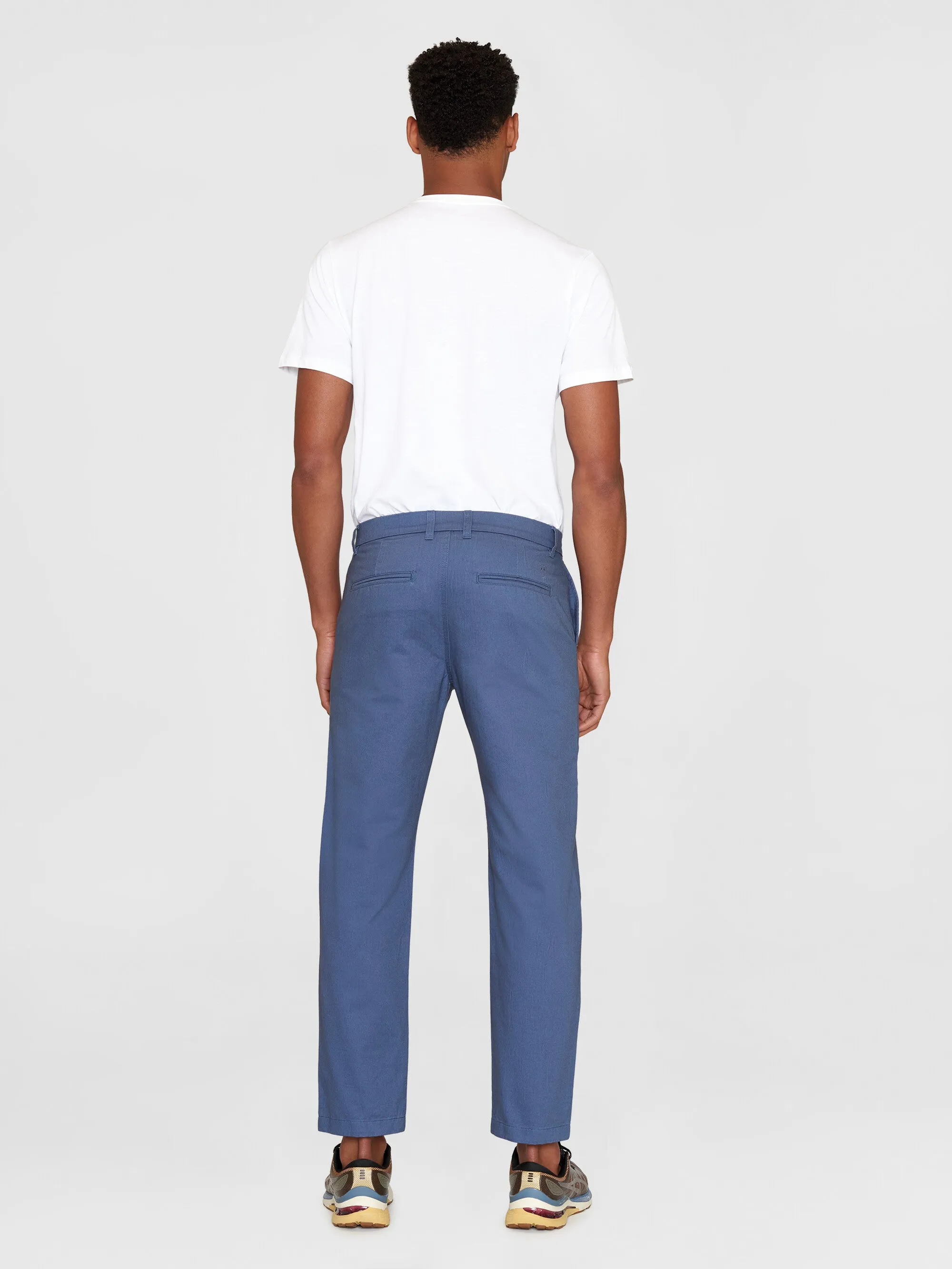 CHUCK regular twill chino pants - Vintage Indigo