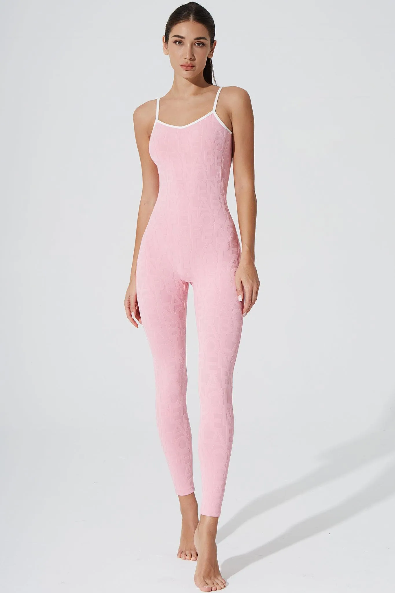 Classic Coeur Del Jumpsuit 3D - Powder Pink