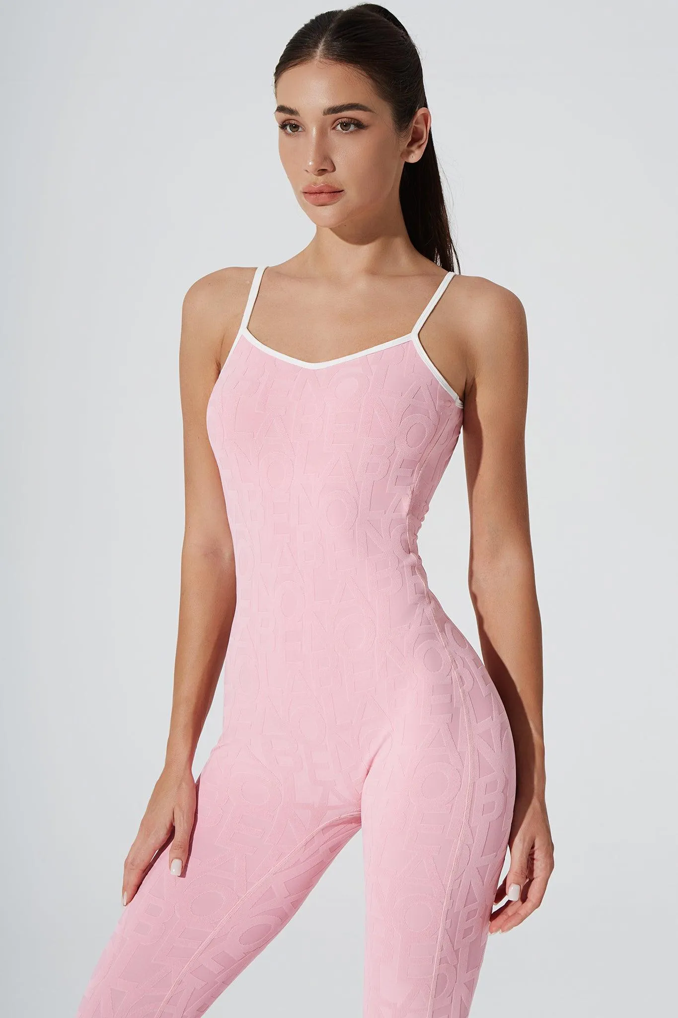 Classic Coeur Del Jumpsuit 3D - Powder Pink