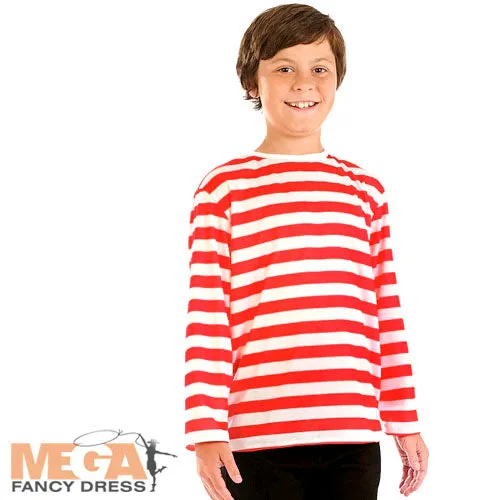 Classic Red & White Stripe Jumper Costume