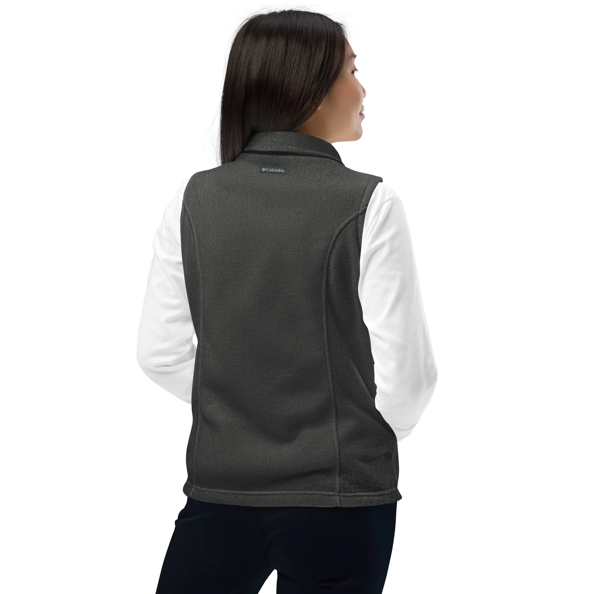 Compass Coffee Columbia Fleece Vest