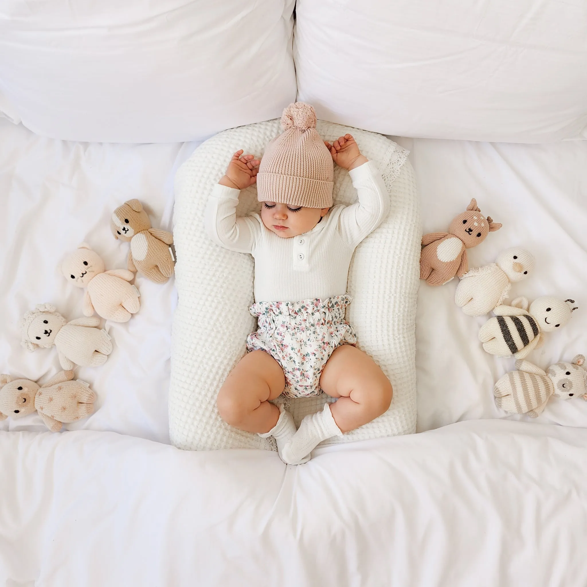 Cozy Long Sleeve Bodysuit/Top - Coconut Milk