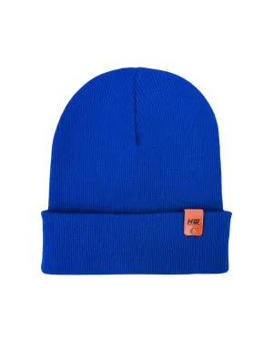 CTD110 HAAKWEAR Knit Cuffed Beanie / Hat - Sapphire Blue, Made in USA