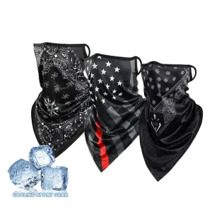 Cycling Mask Sun Protection Cycling Scarf Ice Silk Outdoor Masks for Men Sports Bicycle Mask Cool Face Cover Ciclismo