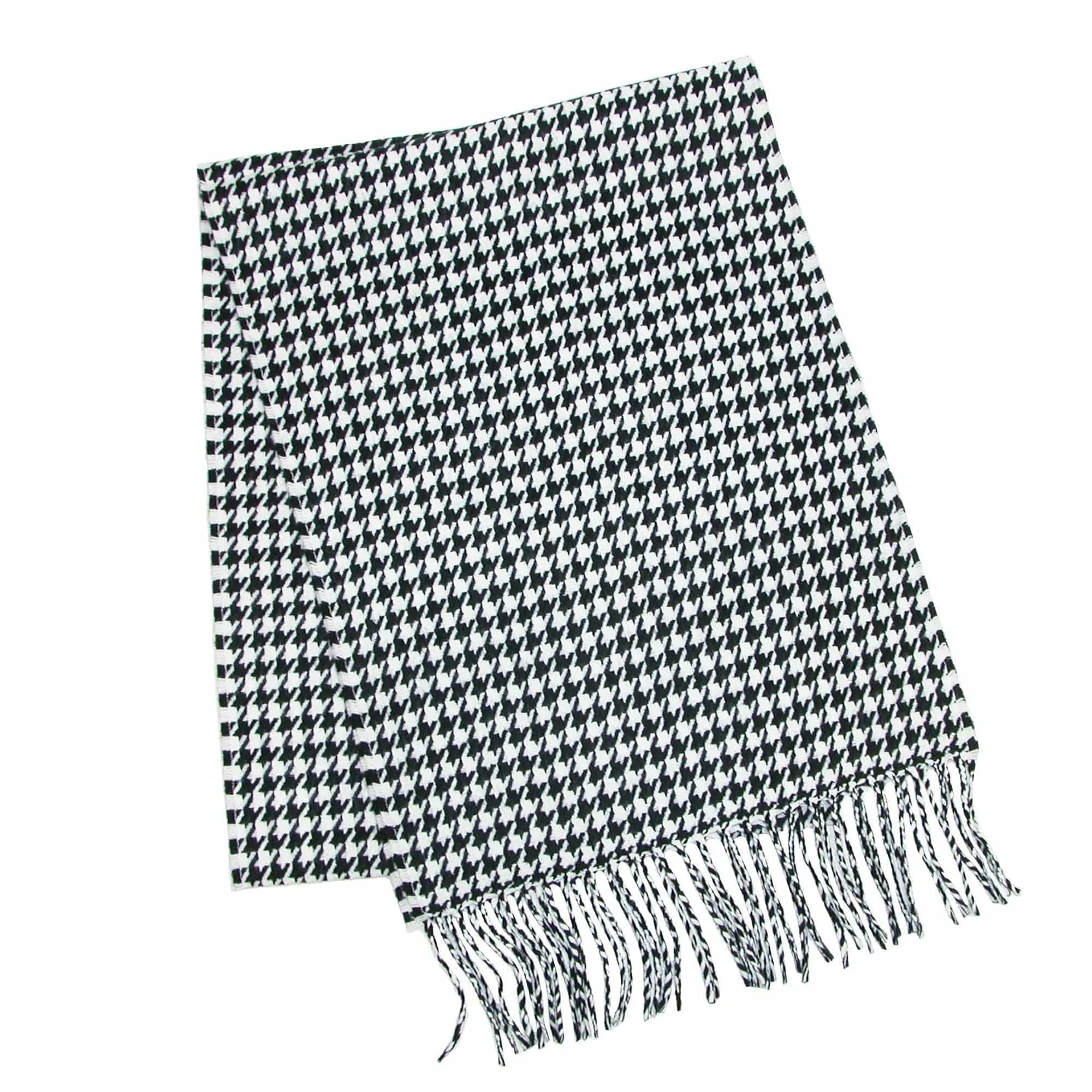 David & Young Women's Mama Bear Winter Beanie with Matching Houndstooth Scarf Set