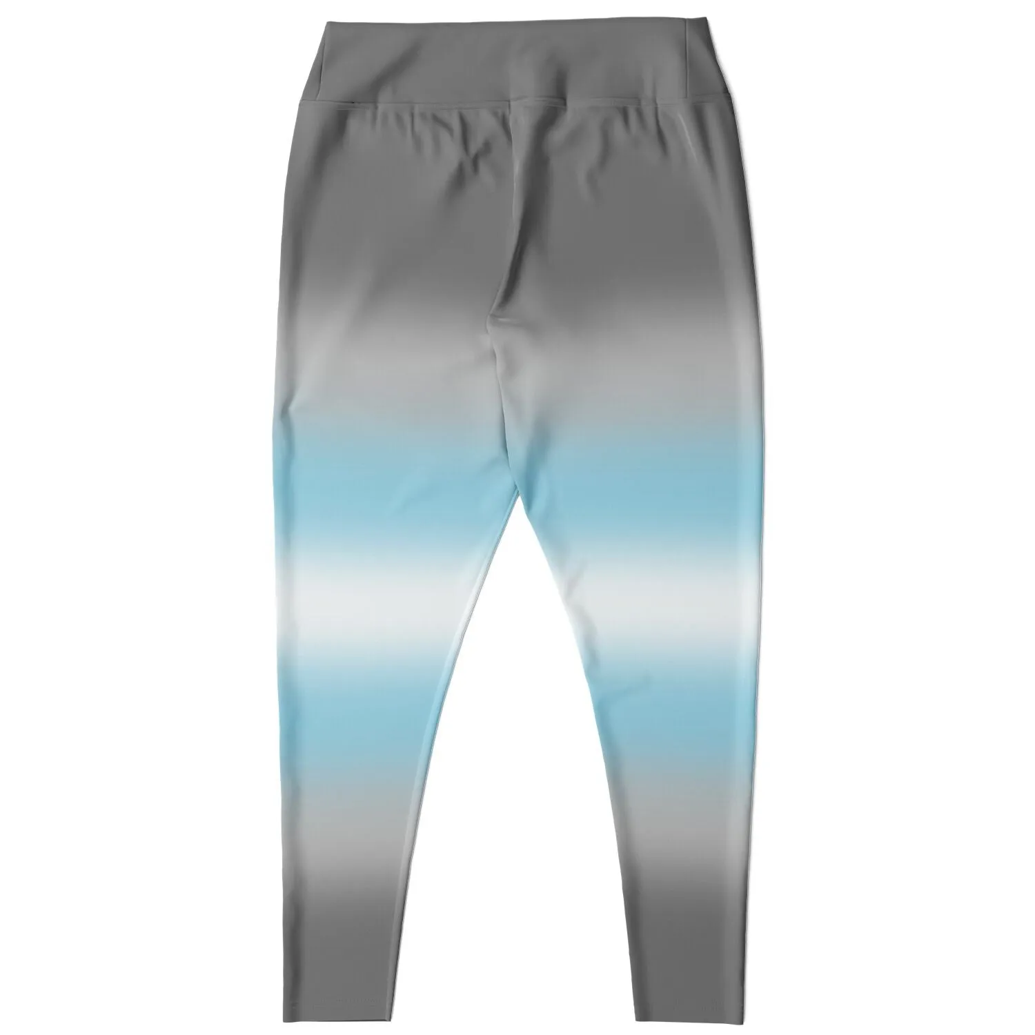 Demiboy Pride Ombre High-Waist Plus Leggings