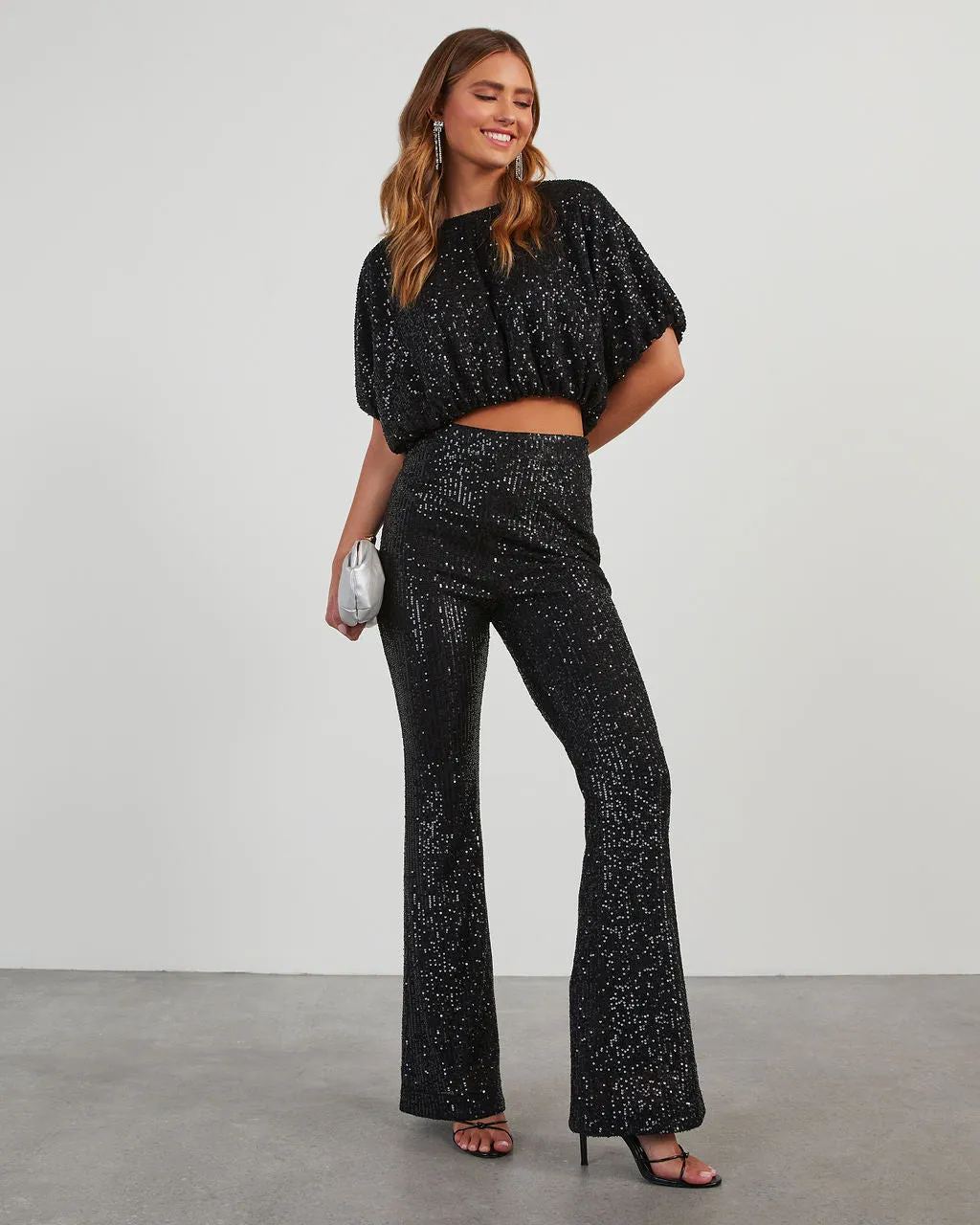 Diva Sequin Flare Pants