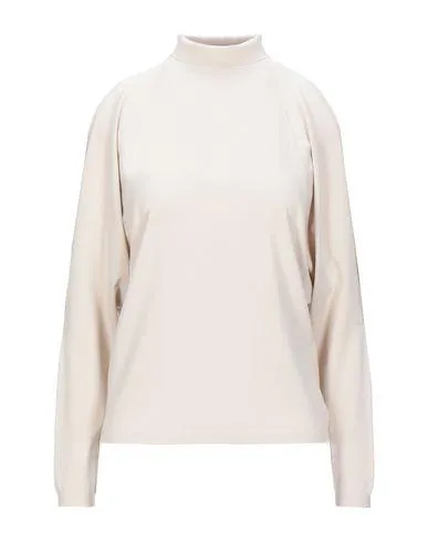 Elisabetta Franchi Women Turtleneck Beige 6 UK