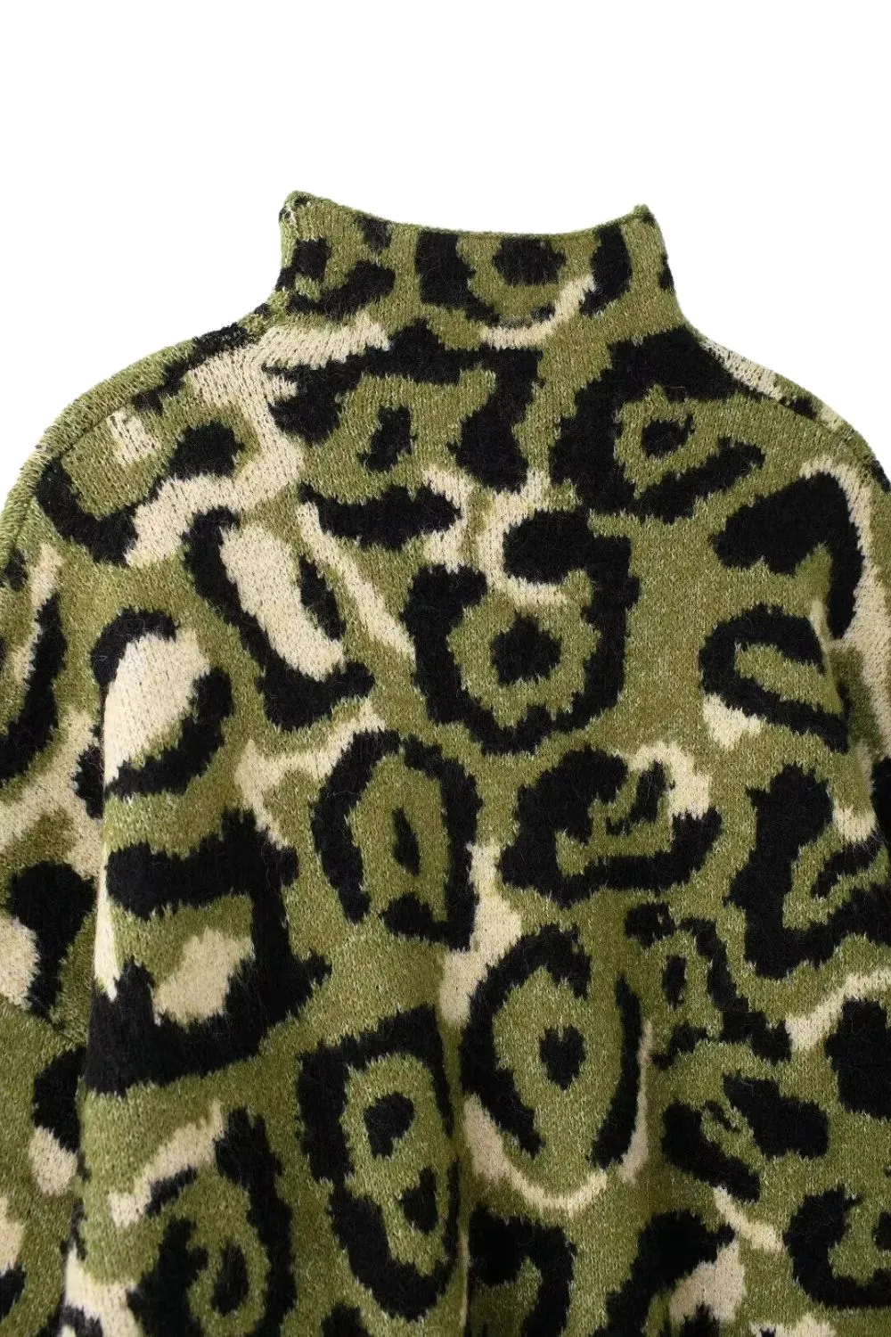 'Emilia 'Animal-Print Jacquard Knitwear